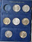 10 Peace Dollars in A Whitman Album