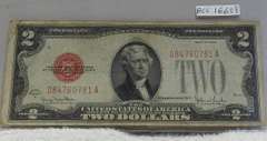1928-G $2. US Note Red Seal circ, first yr of issue for sm size