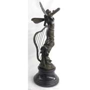 Butterfly Angel Nymph Fairy Bronze Sculpture