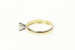 10K Yellow Gold Classic Round Travel Engagement Promise Ring