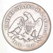 1861-O Seated Liberty Half Dollar - W-11