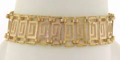 Wonderful 18kt Greek Key Bracelet