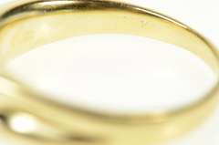 14K Yellow Gold 0.22 Ctw Baguette Diamond Men's Wedding Ring