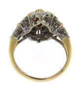 Memorable Rubt and Diamond Yellow Gold ring