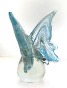 Handblown Art Glass Butterfly Figurine