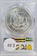 Blazing near Gem BU 1887 Morgan Silver Dollar. PCGS MS64