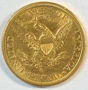 Fully struck and lustrous 1886-S US $5 Liberty Gold Piece