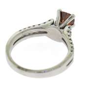 Majestic 18kt White Gold Heart Shaped Diamond Engagement Ring
