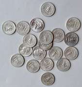 10 Various AU or Unc Nicer Washington Quarters 1940-Era &Later