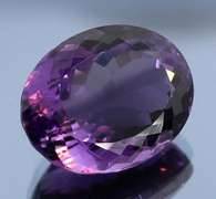 Super rich 29.74ct top violet hue created Amethyst