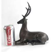 Elk Deer Bronze Sculpture