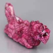 Very intricate and large 54.15ct untreated Ruby Dragon!