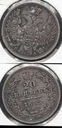 20 Kopek Russian Ag Silver