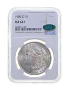 MS64+ 1902-O Morgan Silver Dollar - CAC - Graded NGC