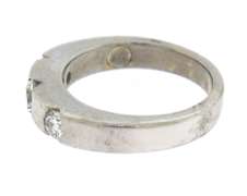 Powerful 18kt Movado Wedding Band