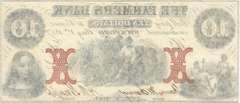 Gem Crisp 1857 $10 Farmers Bank Of Wickford Rhode Island-Very Tough Note!