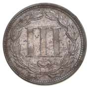 1866 Nickel Three-Cent Piece
