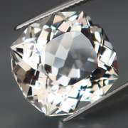 Excellent eye clean 11.86ct top gem grade diamond white Quartz