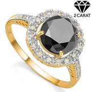 2.44 CARAT DIAMOND SOLITAIRE 10KT GOLD RING