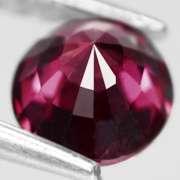 Glittering rich violet 1.21ct Rhodolite Garnet solitaire