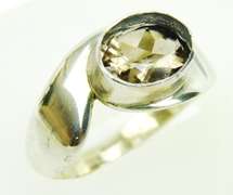 Sterling Silver Spinel Ring, Size 8.5