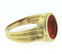 Vintage 14kt YG Bezel Set Intaglio Ring