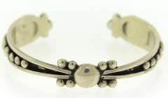 Vintage Sterling Silver Signed Cuff Bangle
