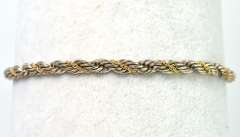 Gorgeous Vintage Sterling & 10KT OC Tanner & CO Bracelet