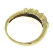 Favorite Yellow Gold Baguette and Round Diamond ring