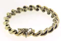 Sterling Silver Wavy Bracelet
