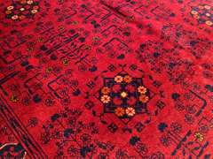 MAGNIFICENT AFGHAN RUG 5x6.9"