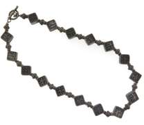 Sterling Silver Necklace with Toggle Clasp