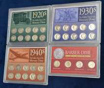 American Silver Dimes Lot $3.40 Face Value