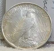 1924 Peace Dol  near Uncirculated