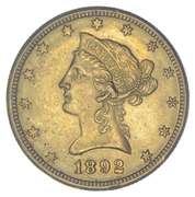 1892-O $10 Liberty Head Gold Eagle - OBV Cleaned