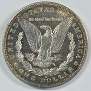 Original BU 1886-S Morgan Silver Dollar. Lustrous key date