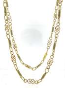 Sepctacular Spiral and Filagree Station Necklace