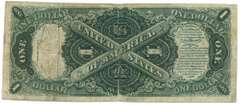 Series of 1917 Large Size $1 Legal Tender Note. Nice circ