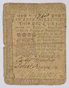 1764 Colonial Pennsylvania 20 Shillings Note