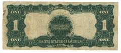 Circulated 1899 Series $1 'Black Eagle' Silver Certificate