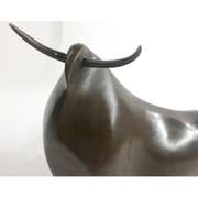 Modern Bull Bronze Figurine