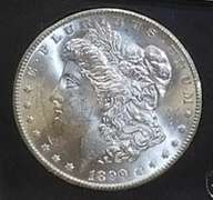 1899-O Morgan Dol PCS Cert Unc.  Exceptional luster and strike.