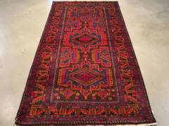 MAGNIFICENT AFGHAN RUG 4x6.8