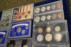 US Coins In Displays, Estate Lot w/ Silver