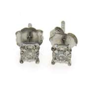 Dazzling White Gold Diamond Stud earrings
