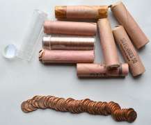 1958 4 1959 & 4 1959 D BU Lincoln Rolls