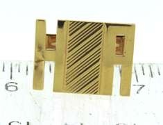 Elegant Yellow Gold Cufflinks