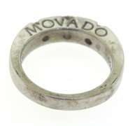Powerful 18kt Movado Wedding Band