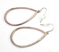 Glittering Diamond-Cut Dangle Earrings in Sterling Silver