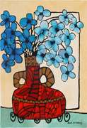 Avi Ben Simhon Blue Flowers